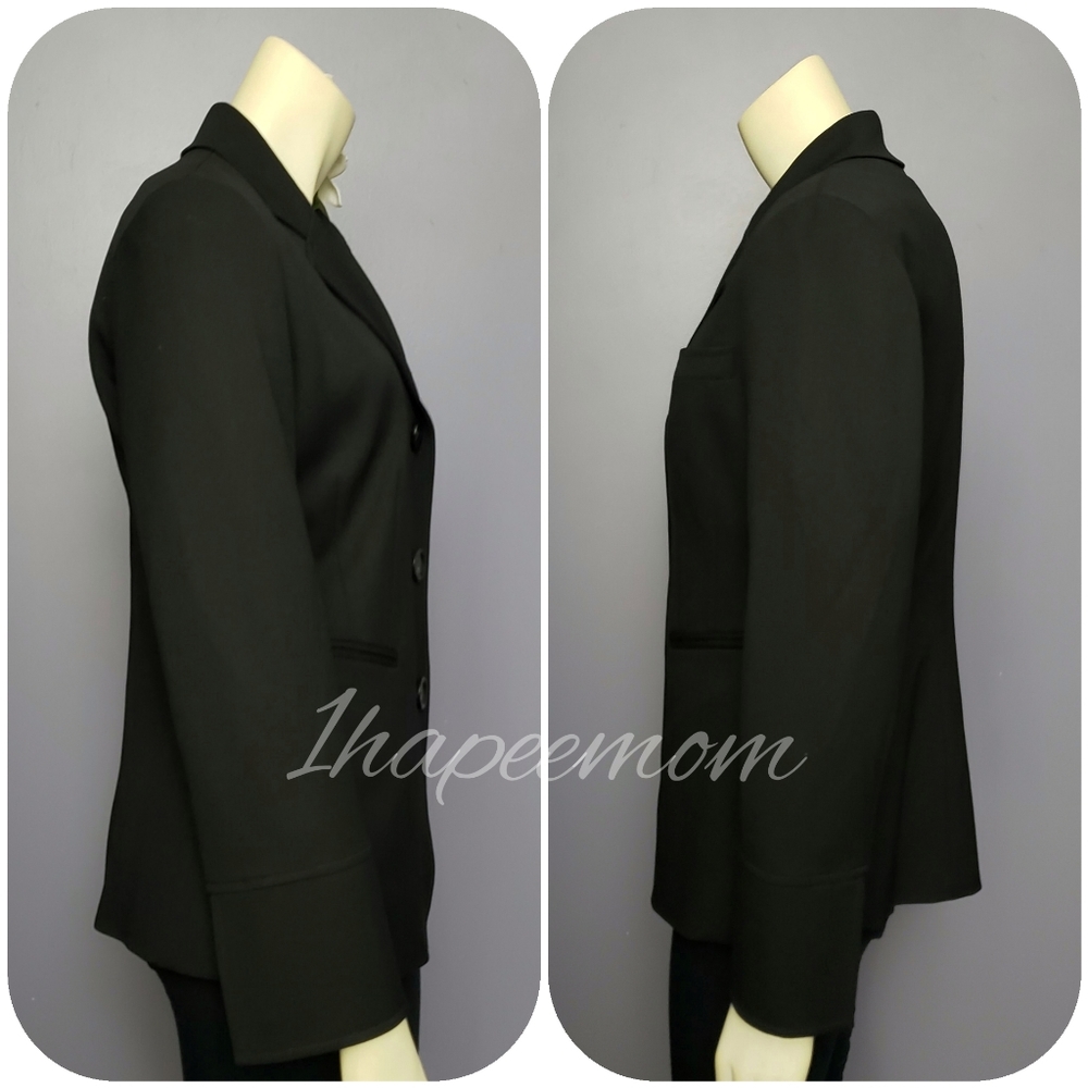 Lafayette 148 New York | Wool | Blazer | Black - Picture 3 of 8
